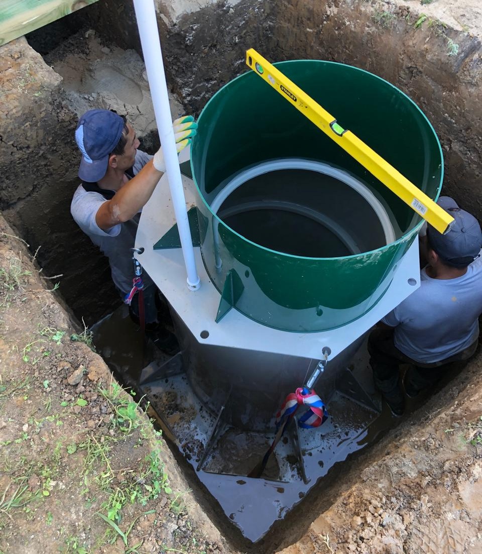 Монтаж кессона